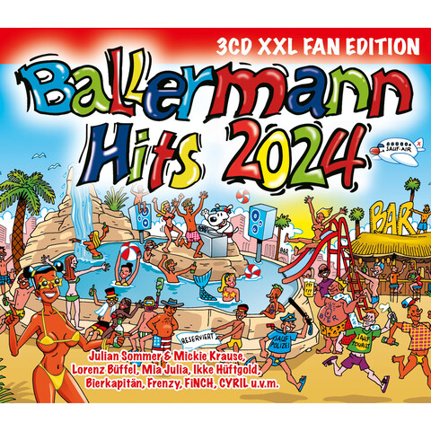 Ballermann Hits 2024 (XXL Fan Edition) by Various Artists - 3CD - shop now at Ballermann Hits store
