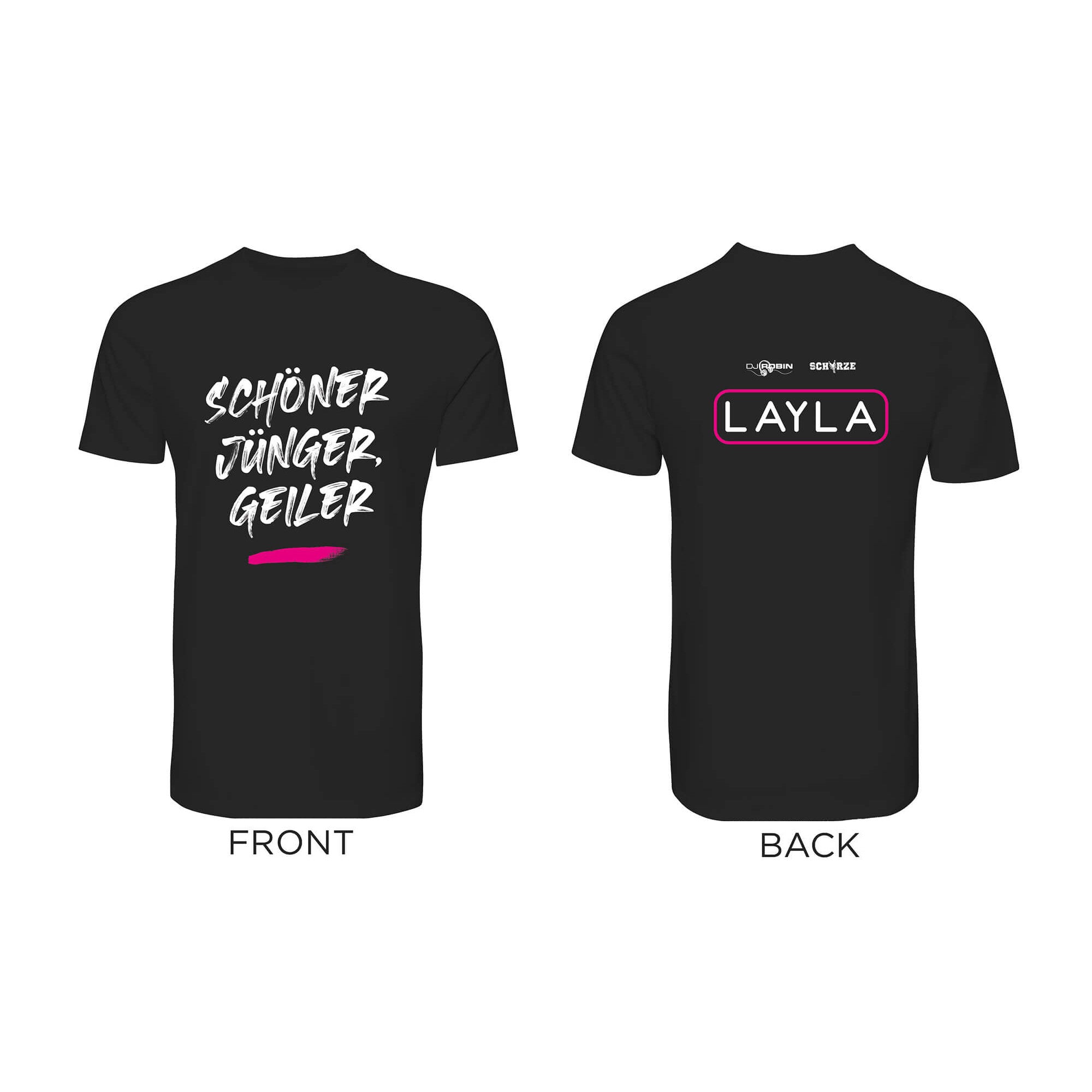 DJ Robin & Schürze Layla 2-Track CD + T-Shirt 35821