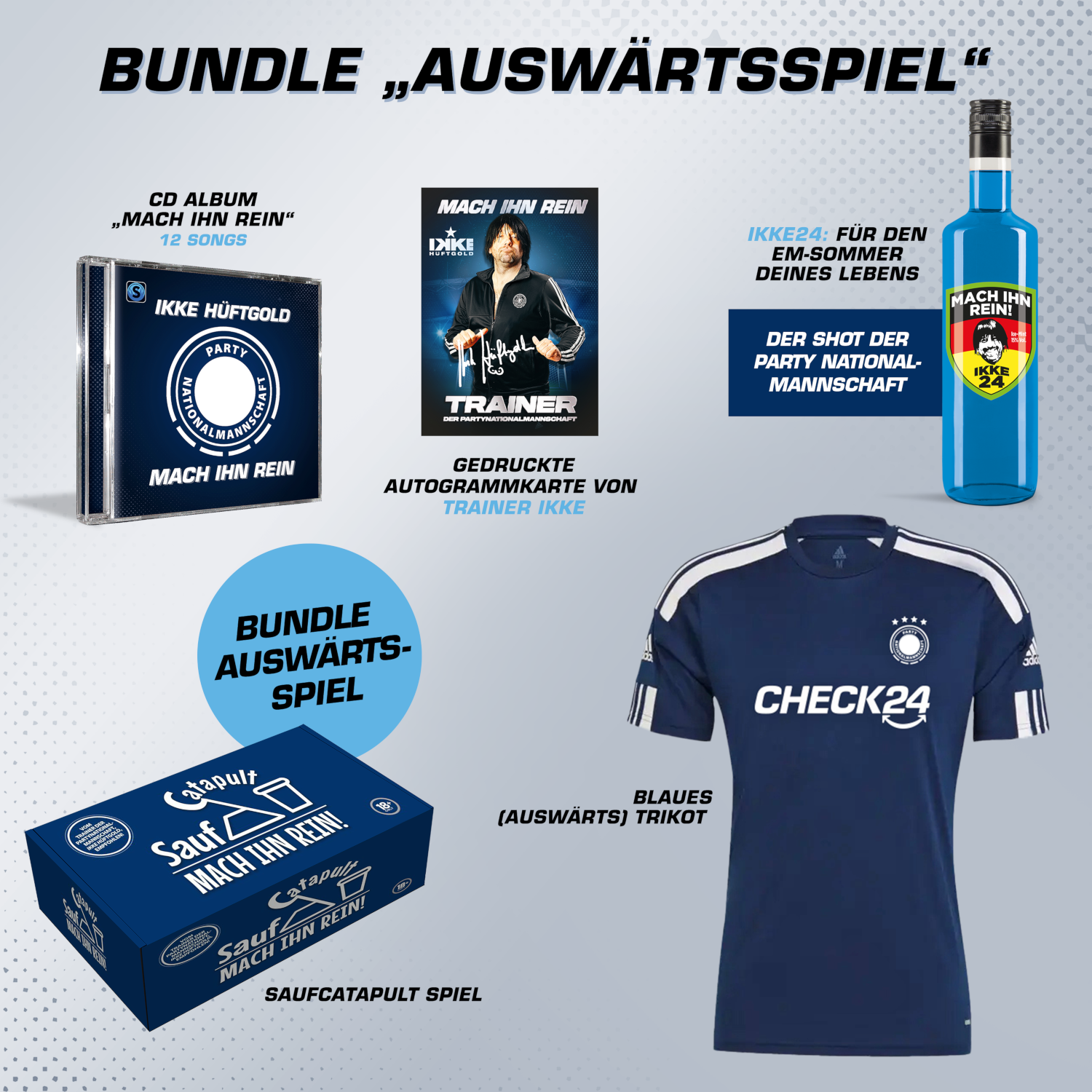 IKKE Hüftgold Mach ihn rein BUNDLE Auswärtsspiel mit Sauf Catapult 362356