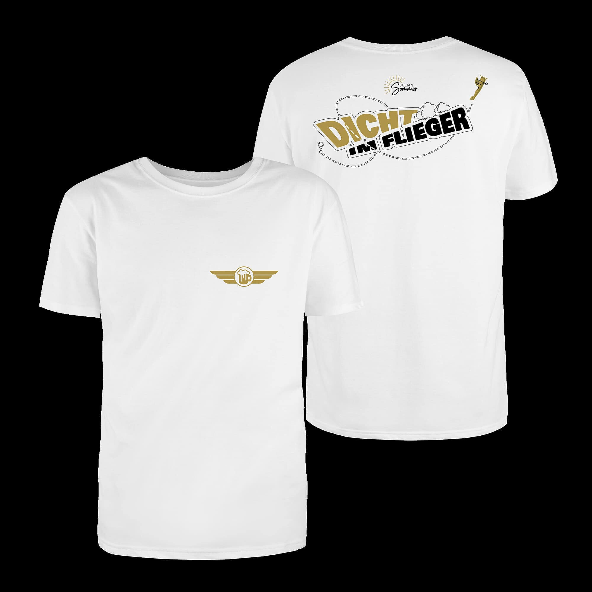 Julian Sommer Dicht im Flieger CD + Shirt + Sticker + Autogrammkarte 124014