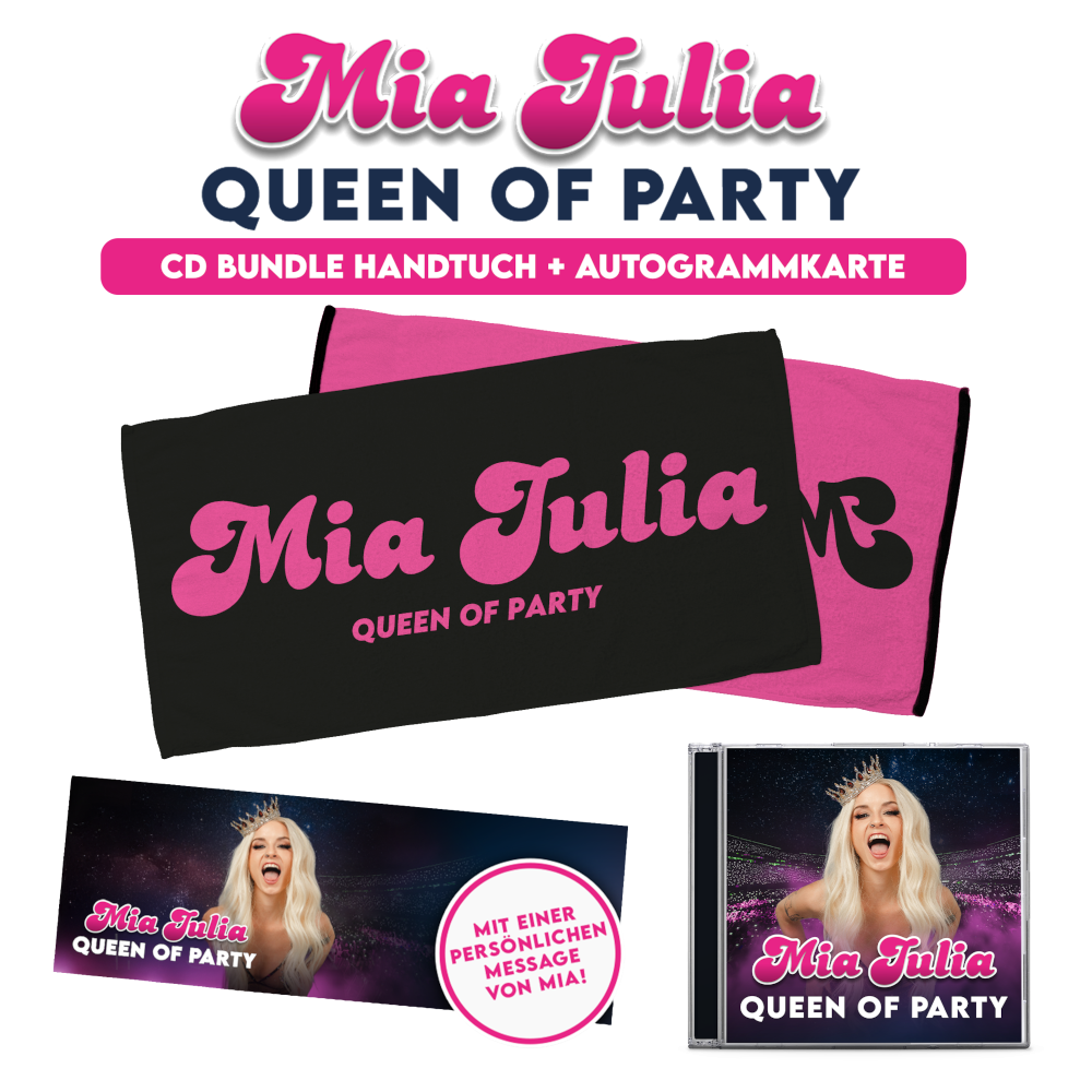 Mia Julia Queen Of Party CD + Handtuch + Autogrammkarte 413776