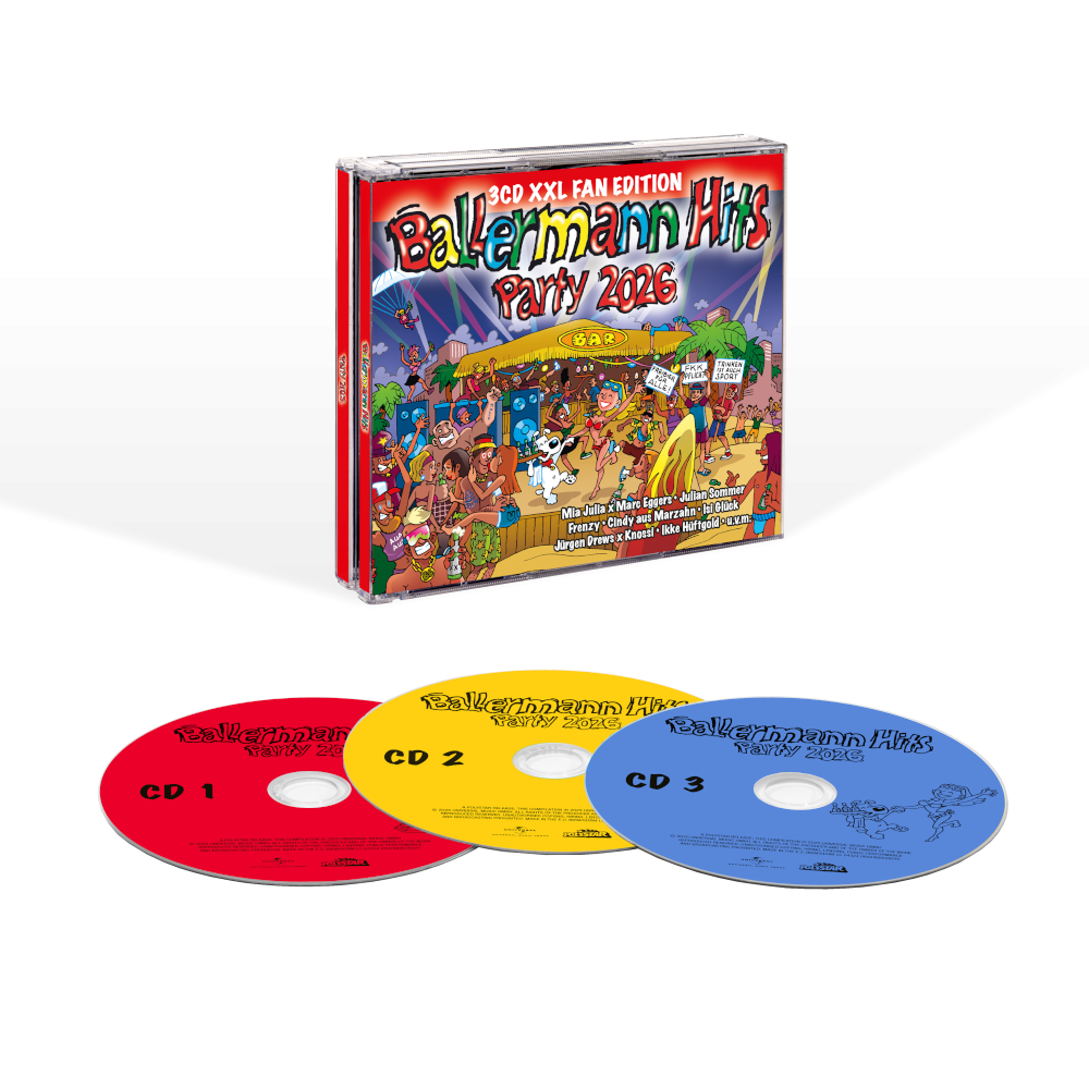Various Artists Ballermann Hits Party 2026 (XXL Fan Edition) 3CD 424200