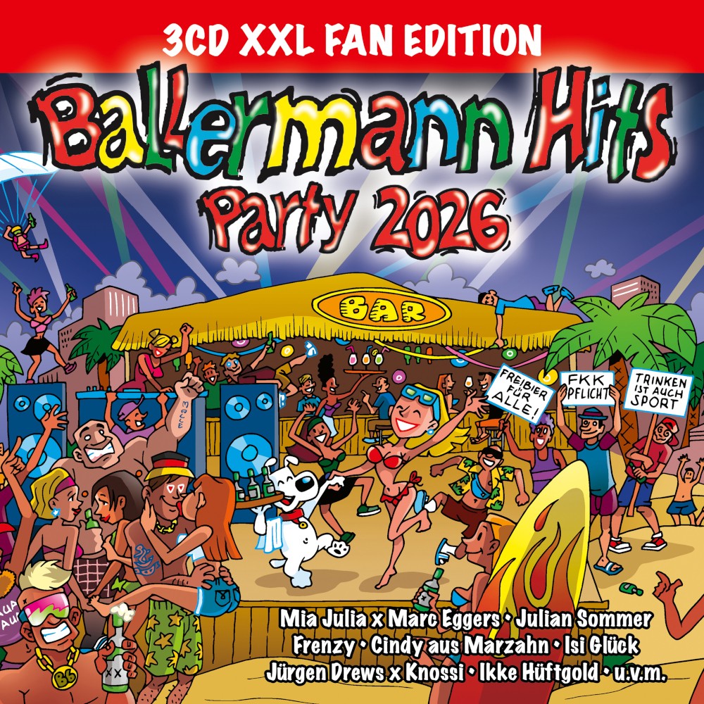 Various Artists Ballermann Hits Party 2026 (XXL Fan Edition) 3CD 424202